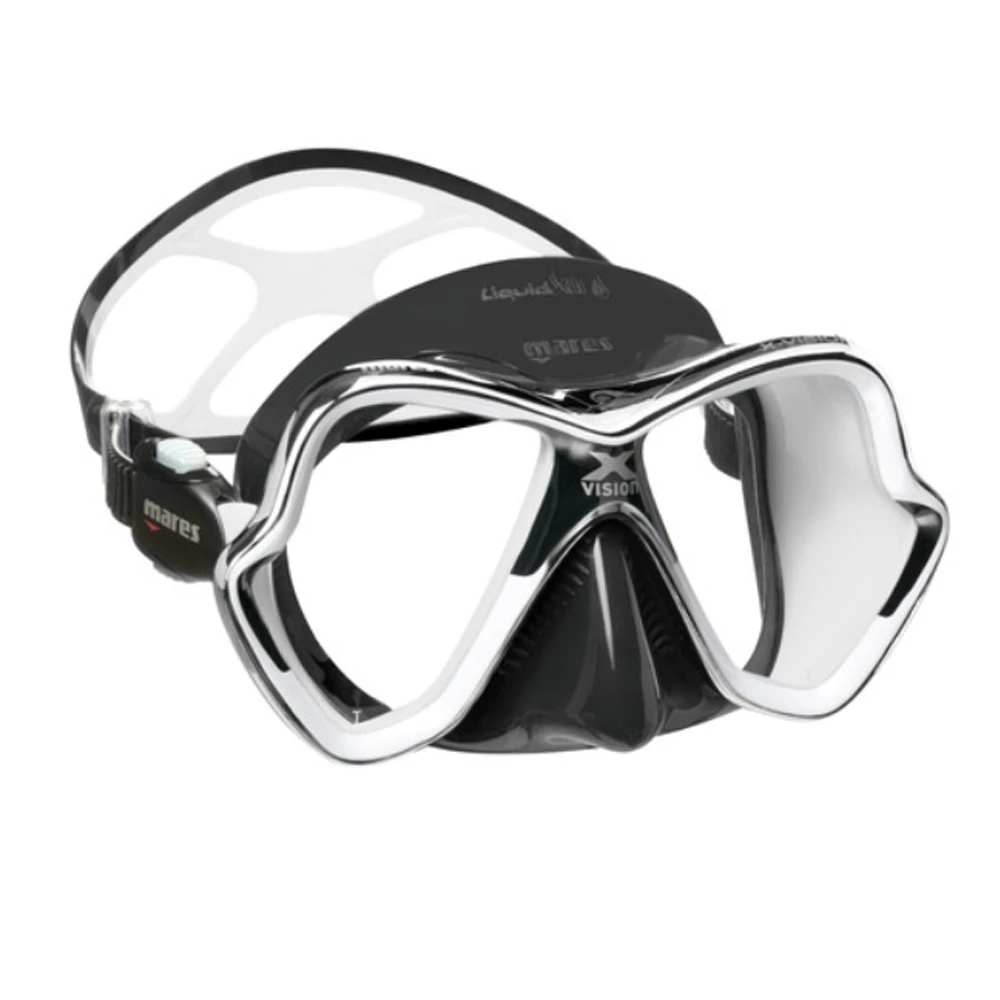 Mares X-Vision Chrome Liquidskin Dive Mask 1 Mares X-Vision Chrome Liquidskin Dive Mask