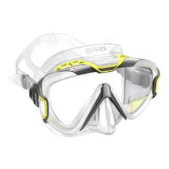 Mares Pure Wire Dive Mask, Single Lens -Aqua Dive Shop mares pure wire dive mask clr grey yel 03275.1634930315