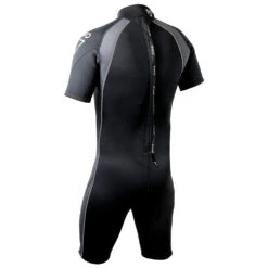 EVO 3mm Shorty Wetsuit (Men's) -Aqua Dive Shop mens evo short black back 20055.1629859504
