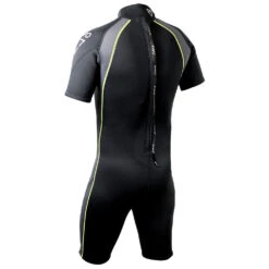 EVO 3mm Shorty Wetsuit (Men's) -Aqua Dive Shop mens evo short yellow back 11991.1629859502