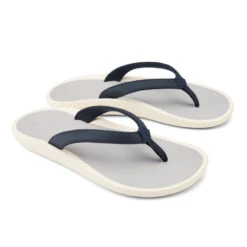 OluKai Pi'oe Sandals (Women's) 7 OluKai Pi'oe Sandals (Women's) -Aqua Dive Shop olukai pioe trench blue 2 31781.1674673588