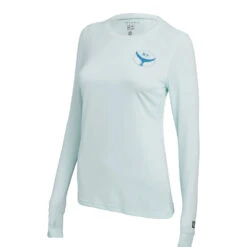 Pelagic Aquatek Tails Up Long Sleeve Performance Shirt (Women's) -Aqua Dive Shop pelagic aquatek tails up wmn seafoam 5 58518.1683214291