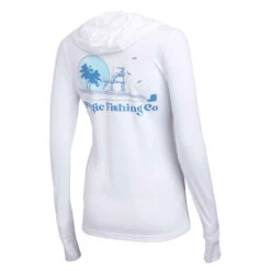 Pelagic Aquatek Evening Fade Hooded Performance Shirt (Women’s) -Aqua Dive Shop pelagic evening fade white 6 72415.1683214943