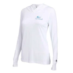 Pelagic Aquatek Evening Fade Hooded Performance Shirt (Women’s) -Aqua Dive Shop pelagic evening fade white 7 05442.1683214943