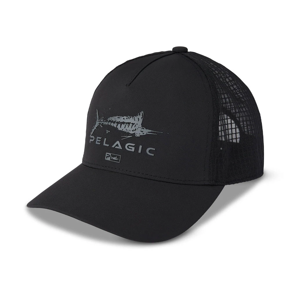 Pelagic Echo Gyotaku Performance Trucker Hat 1 Pelagic Echo Gyotaku Performance Trucker Hat