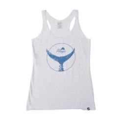 Pelagic Tails Up Premium Tank Top (Women's) -Aqua Dive Shop pelagic tails up tank white 1 62024.1683213587