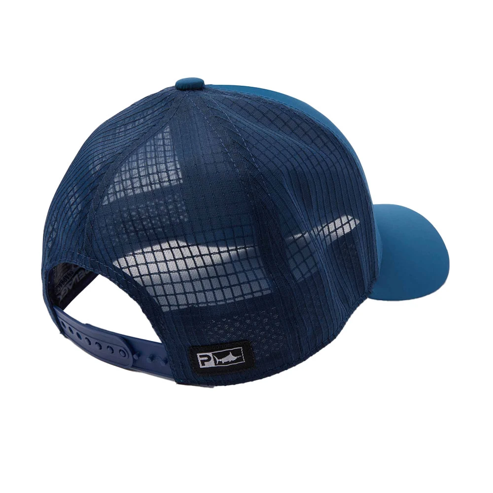 Pelagic Echo Tails Up Performance Trucker Hat 2 Pelagic Echo Tails Up Performance Trucker Hat - Image 2
