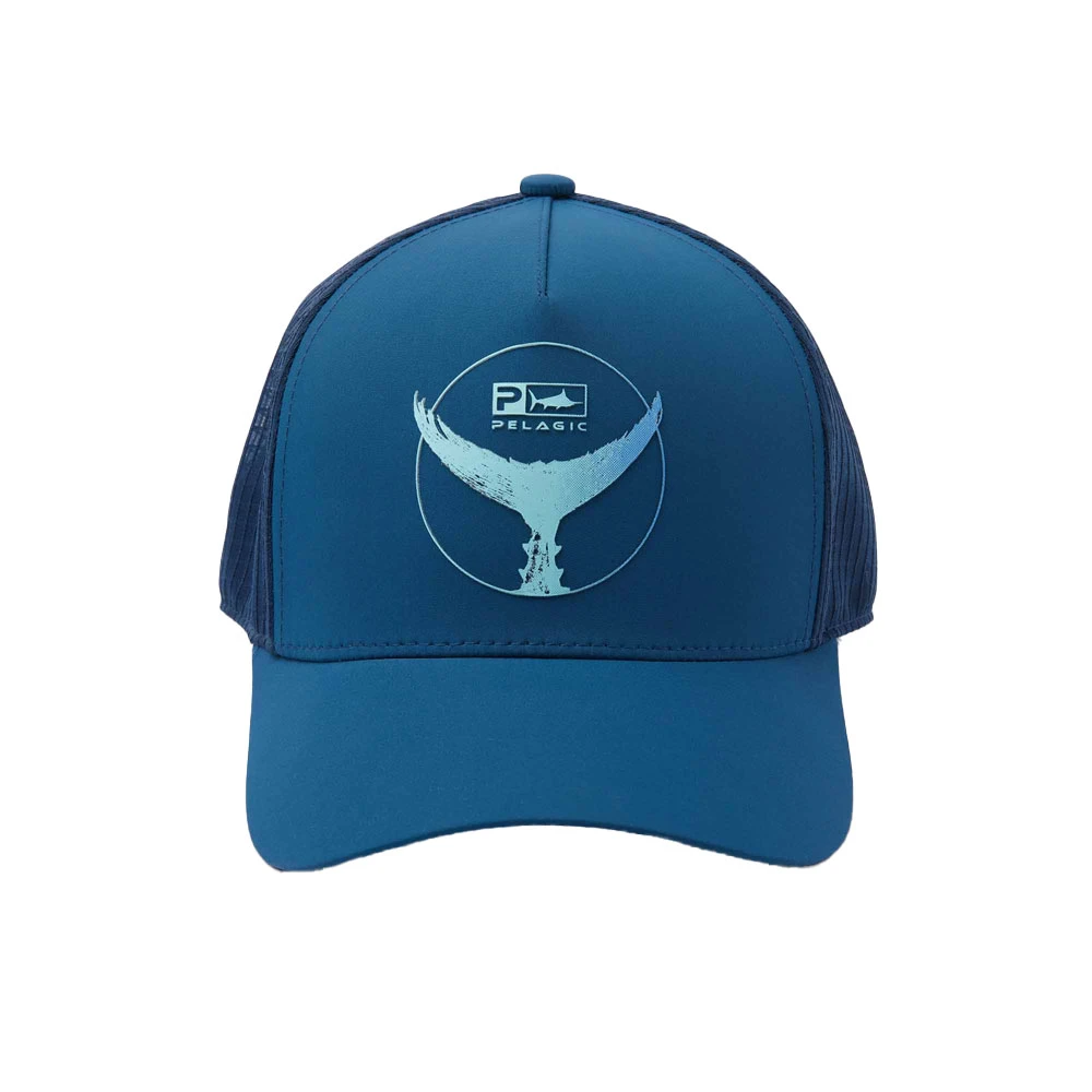 Pelagic Echo Tails Up Performance Trucker Hat 3 Pelagic Echo Tails Up Performance Trucker Hat - Image 3