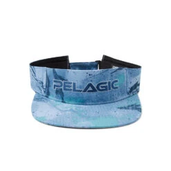 Pelagic Gyotaku Performance Visor 17 Pelagic Gyotaku Performance Visor -Aqua Dive Shop pelagic visior front blue 47658.1683840923