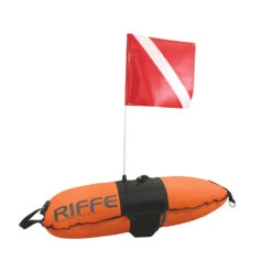 Riffe 20L Torpedo Pro Float With Diver Down Flag
