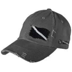 Born Of Water Ripped Dive Flag Distressed Cap