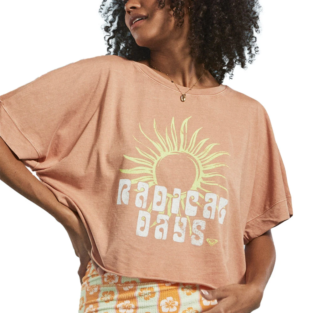 Roxy Radical Days Cropped T-Shirt (Women's) 1 Roxy Radical Days Cropped T-Shirt (Women's)