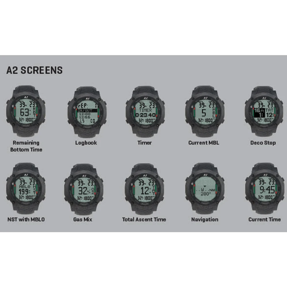 ScubaPro Aladin A2 Wrist Dive Computer 3 ScubaPro Aladin A2 Wrist Dive Computer - Image 3