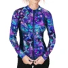 Spacefish Army Eco-Friendly Zip-Up Rashguard (Women’s)