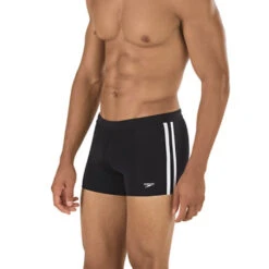 Speedo Shoreline Square Leg Black Swim Shorts