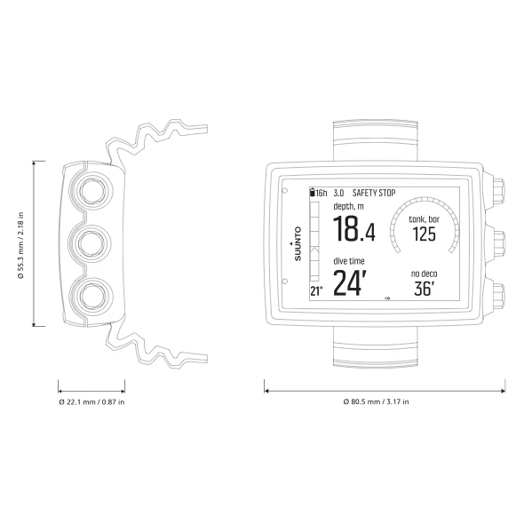 Suunto EON Core Wrist Dive Computer 7 Suunto EON Core Wrist Dive Computer - Image 7