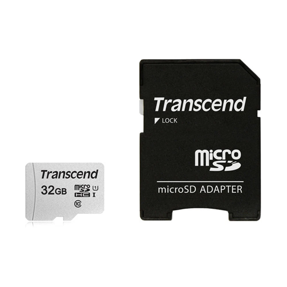 Transcend 32GB Micro SD Memory Card With SD Adapter 1 Transcend 32GB Micro SD Memory Card With SD Adapter